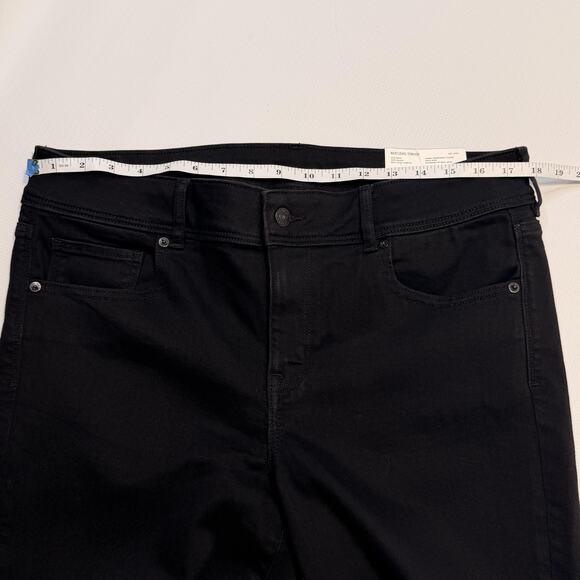 American Eagle Jeans Womens 16 Black Kick Boot Next Level Stretch 33W - Picture 14 of 14